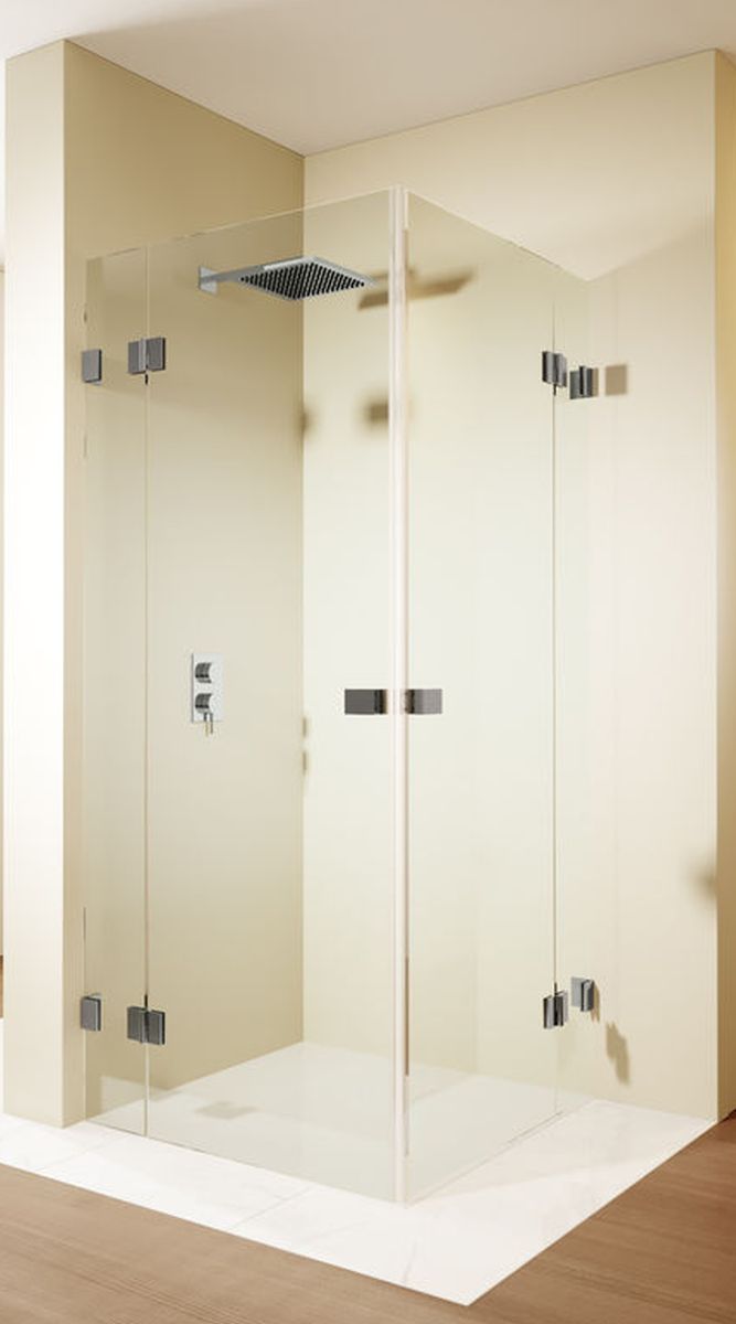 Riho Scandic cabine de douche 90x90 cm carrée chrome brillant/verre transparent G001100120