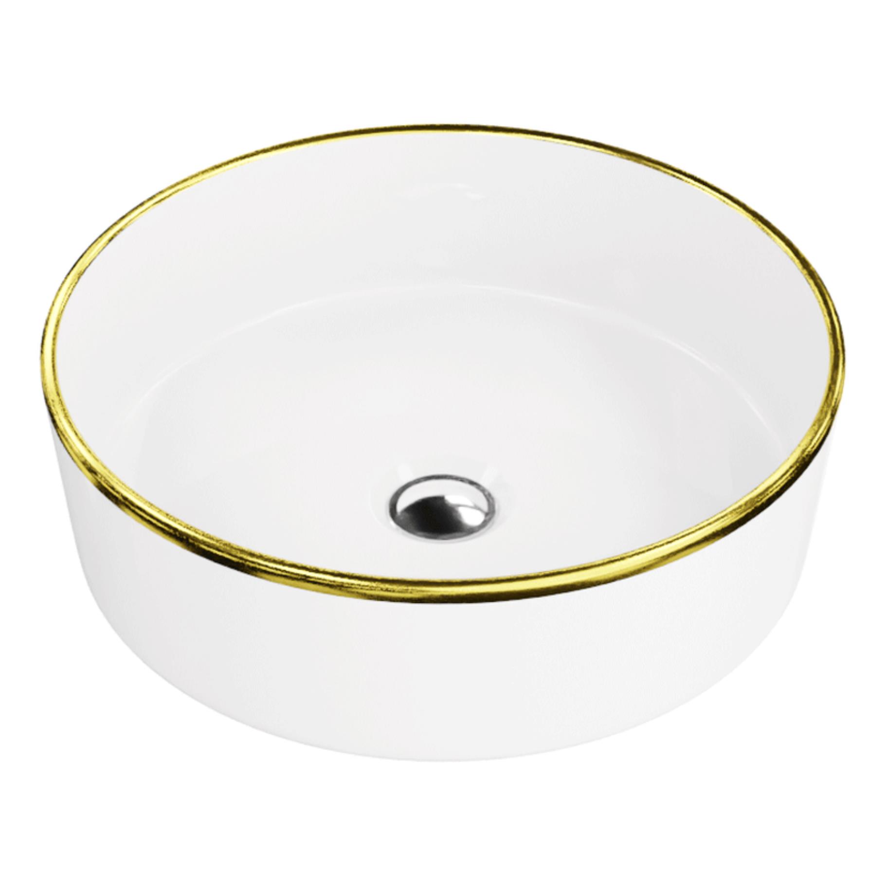 LaVita Merida lavabo 37x37 cm ronde à poser 5900378325130