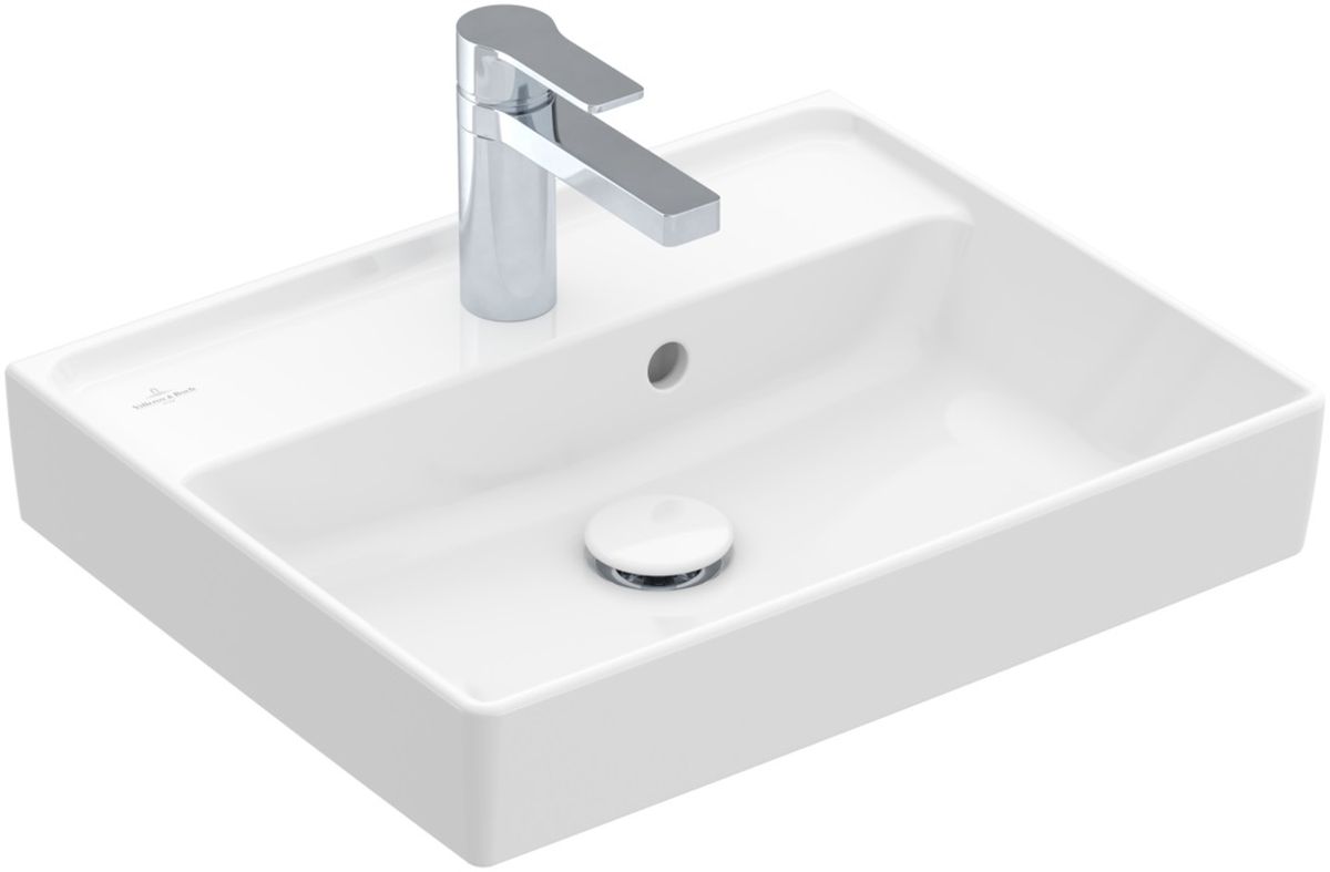 Villeroy & Boch Collaro lavabo 50x40 cm rectangulaire classique-de meuble blanc brillant 433450R1