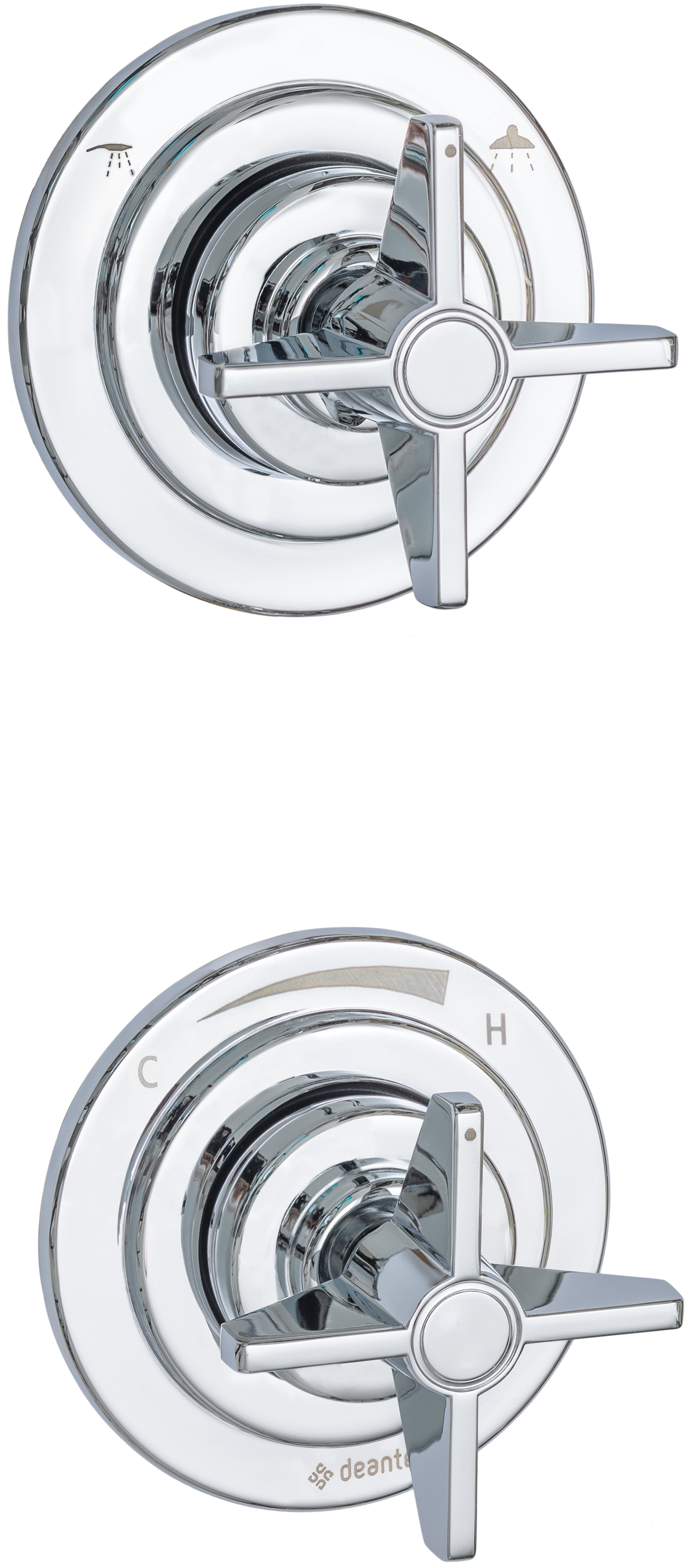 Deante Temisto mitigeur de douche encastrée chrome BQT044P