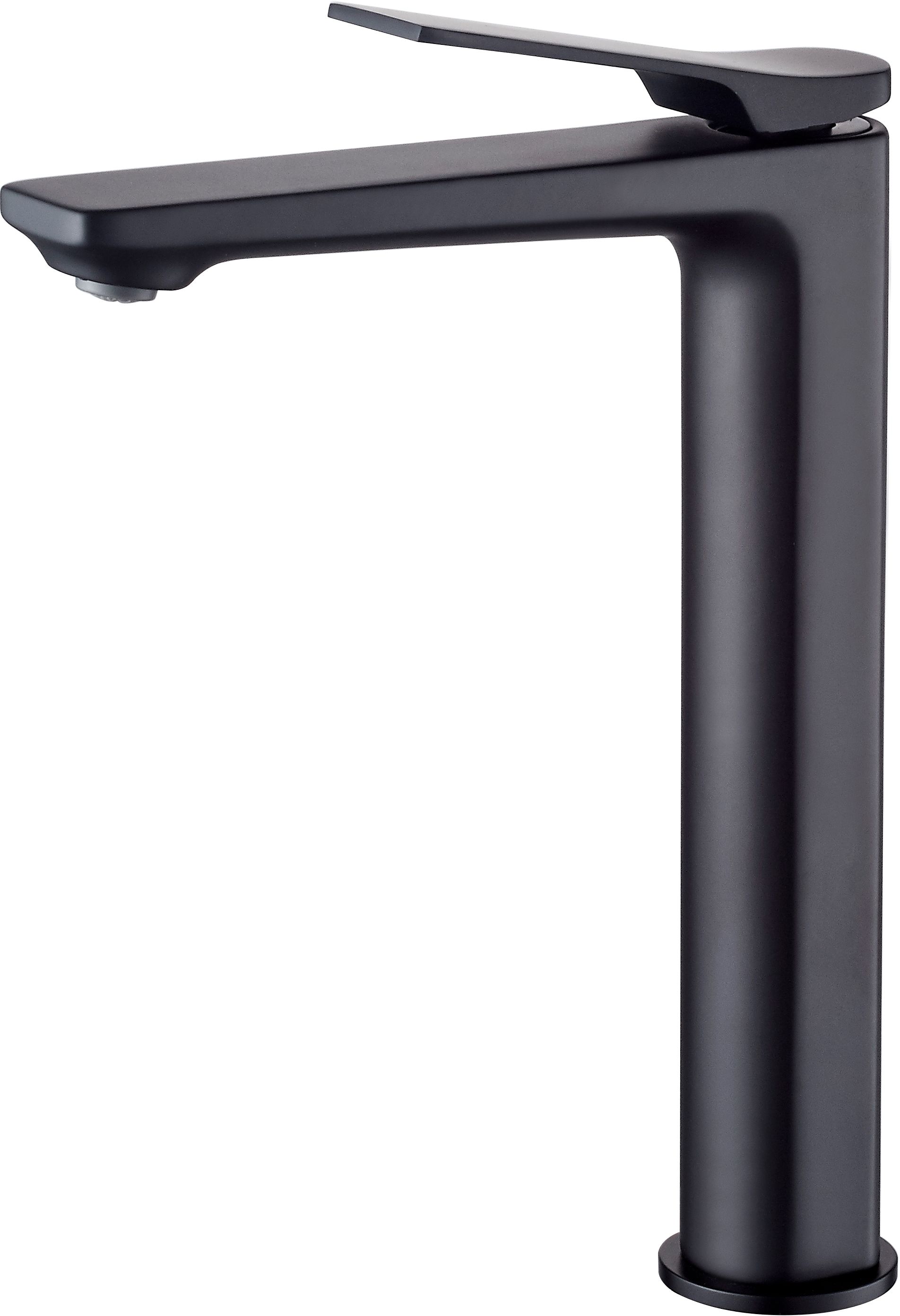 Invena Neri mitigeur de lavabo sur pied noir BU-01-W04