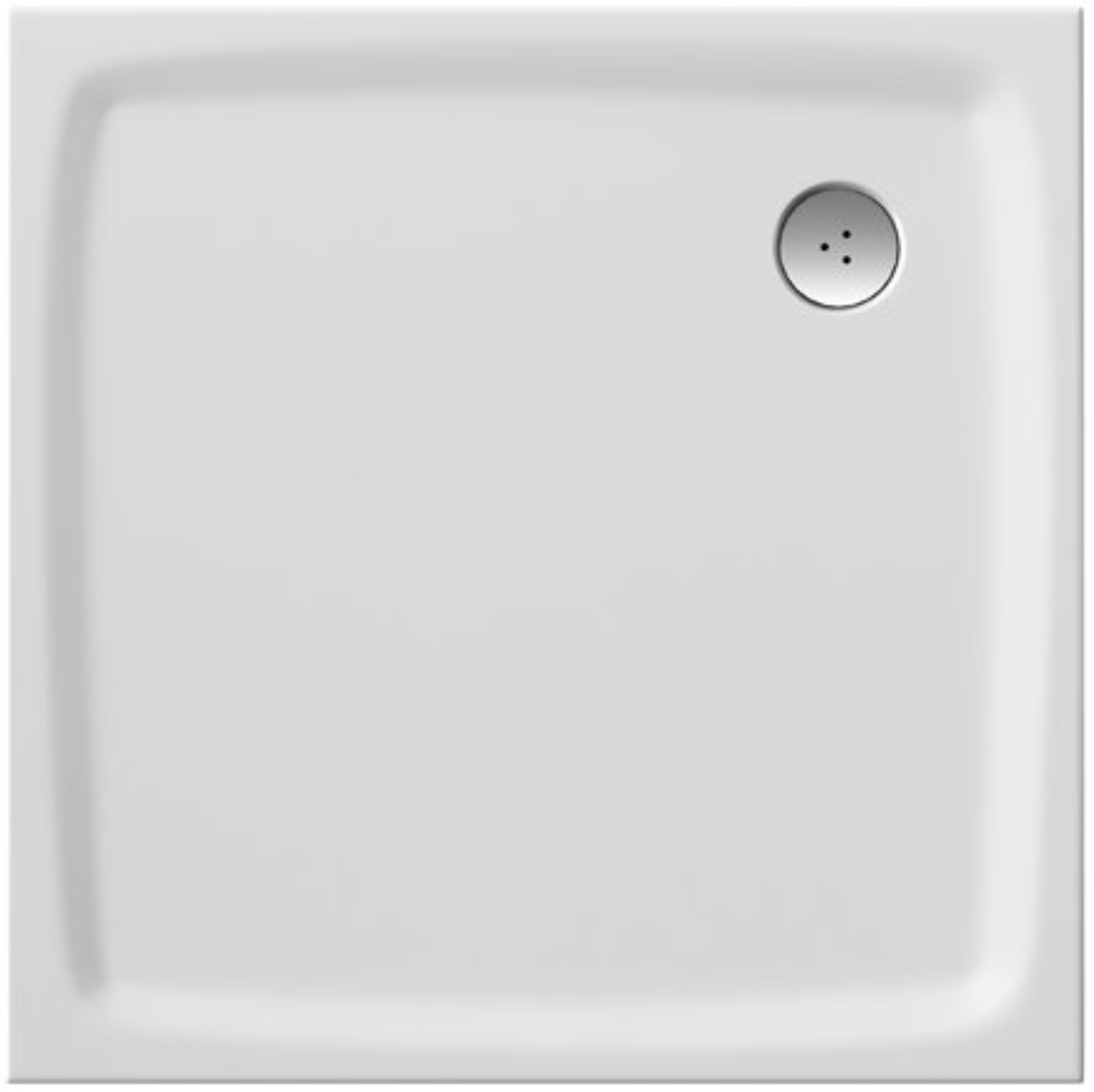 Ravak Galaxy Pro Flat receveur de douche carré 80x80 cm blanc XA034411010