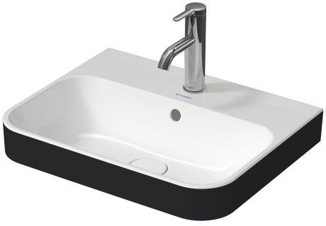 Duravit Happy D.2 lavabo 50x40 cm rectangulaire à poser blanc-anthracite 2360506100