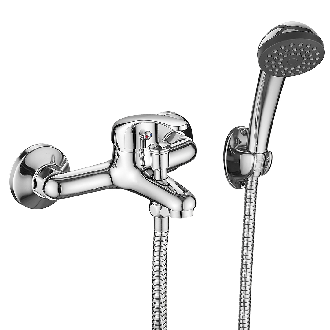 Kuchinox Pedro mitigeur bain-douche murale chrome BQE011D