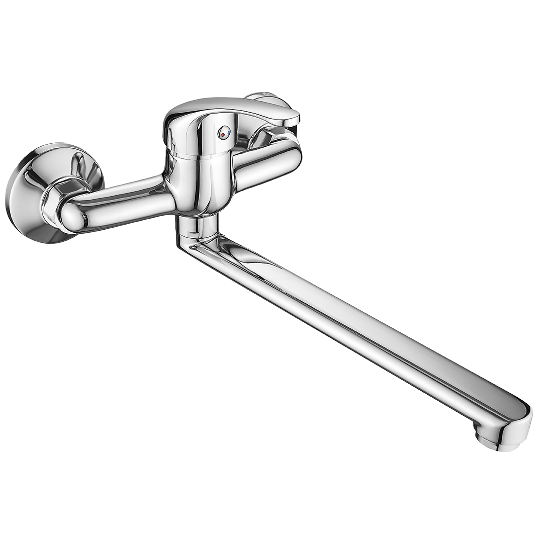 Kuchinox Pedro mitigeur de cuisine murale chrome BQE080D