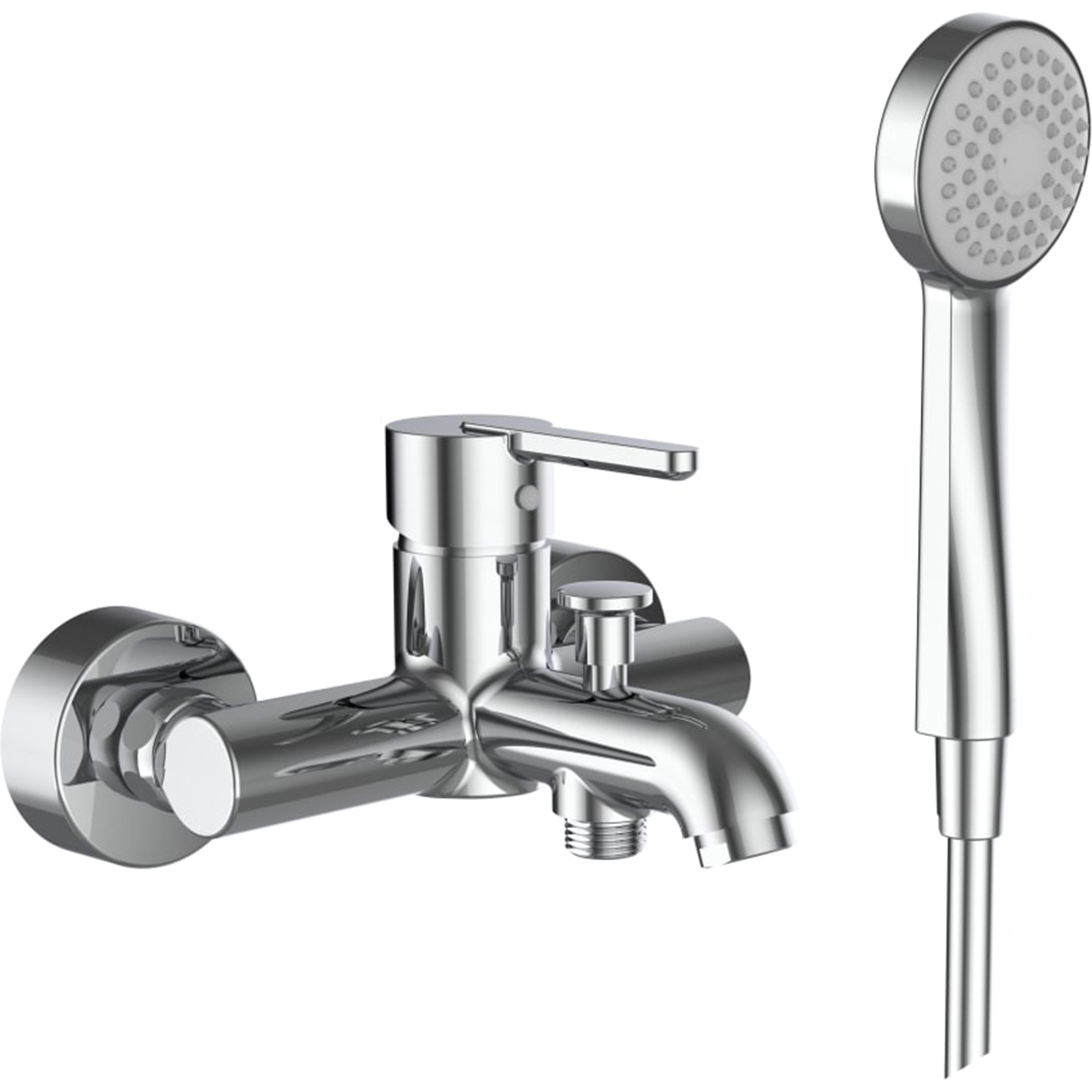 Laufen Lua mitigeur bain-douche murale chrome H3210810041311