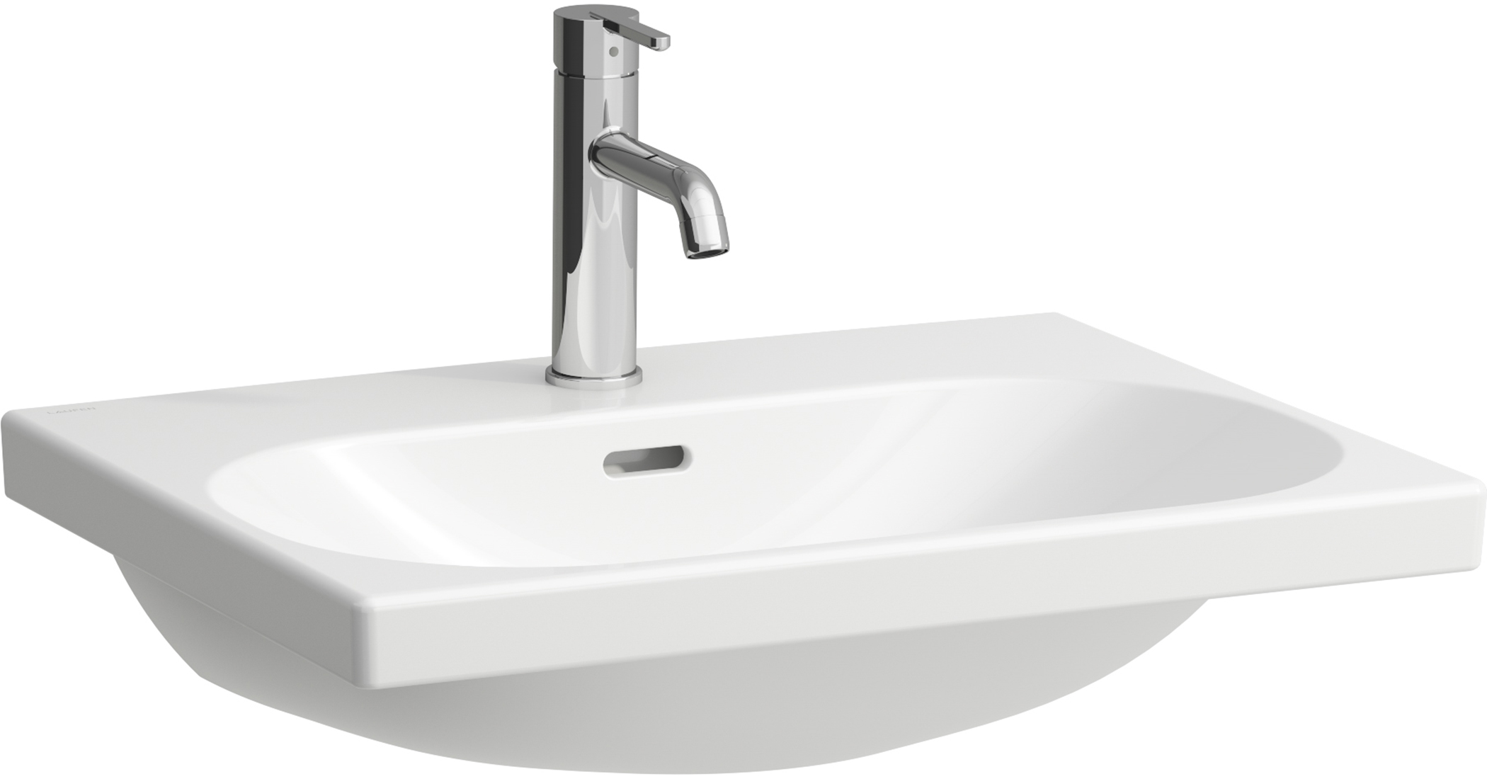 Laufen Lua lavabo 60x46 cm rectangulaire classique blanc H8160834001041