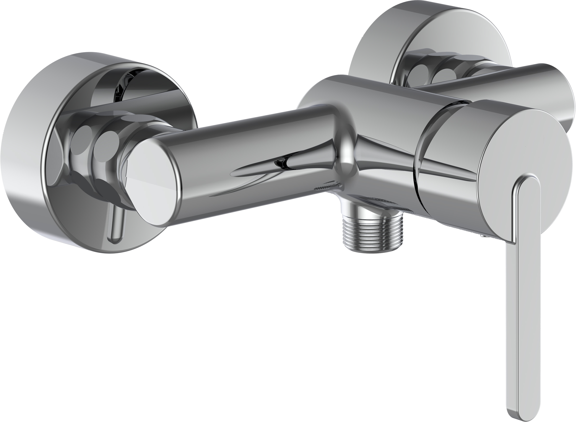 Laufen Lua mitigeur de douche murale chrome H3310810044001