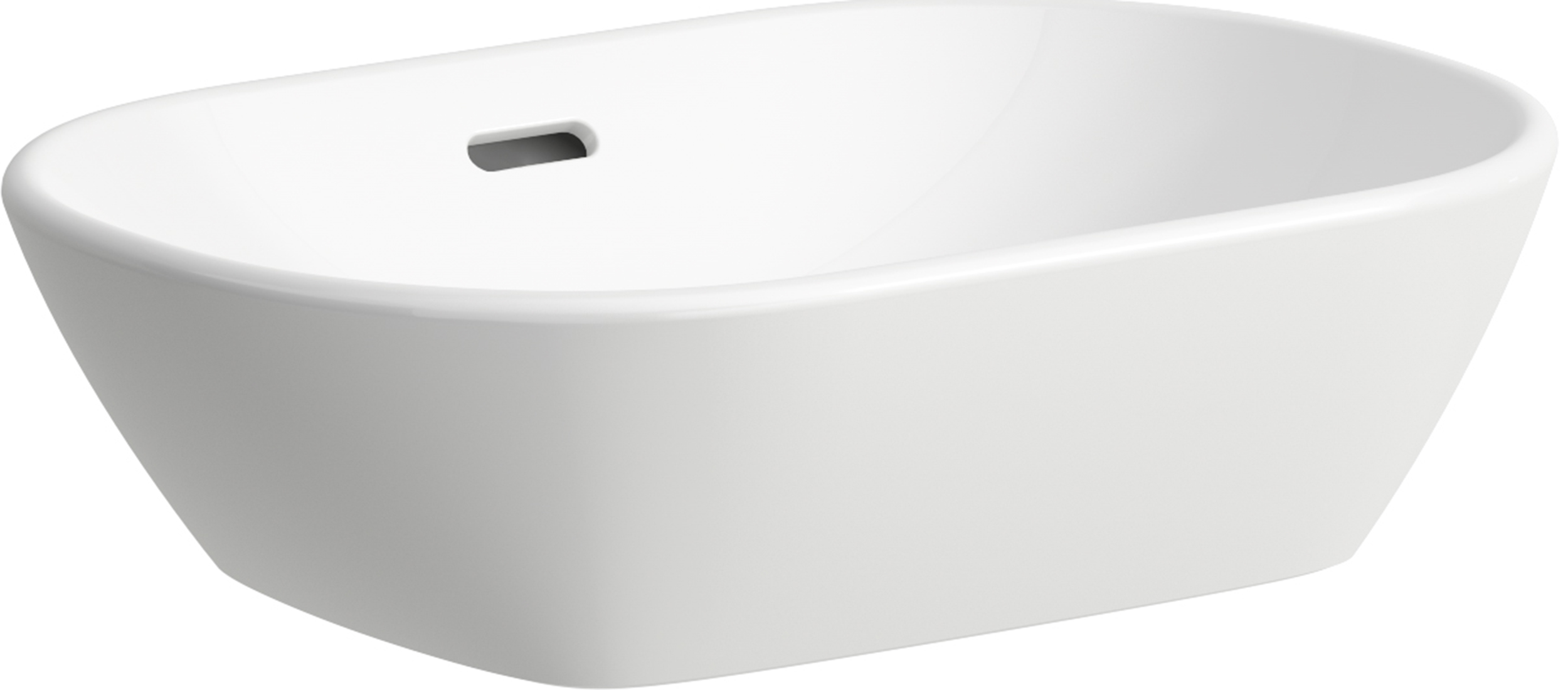 Laufen Lua lavabo 50x35 cm ovale à poser blanc H8120834001121