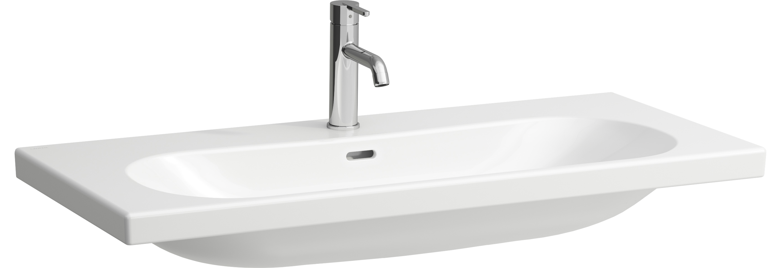 Laufen Lua lavabo 100x46 cm rectangulaire classique blanc H8160894001071