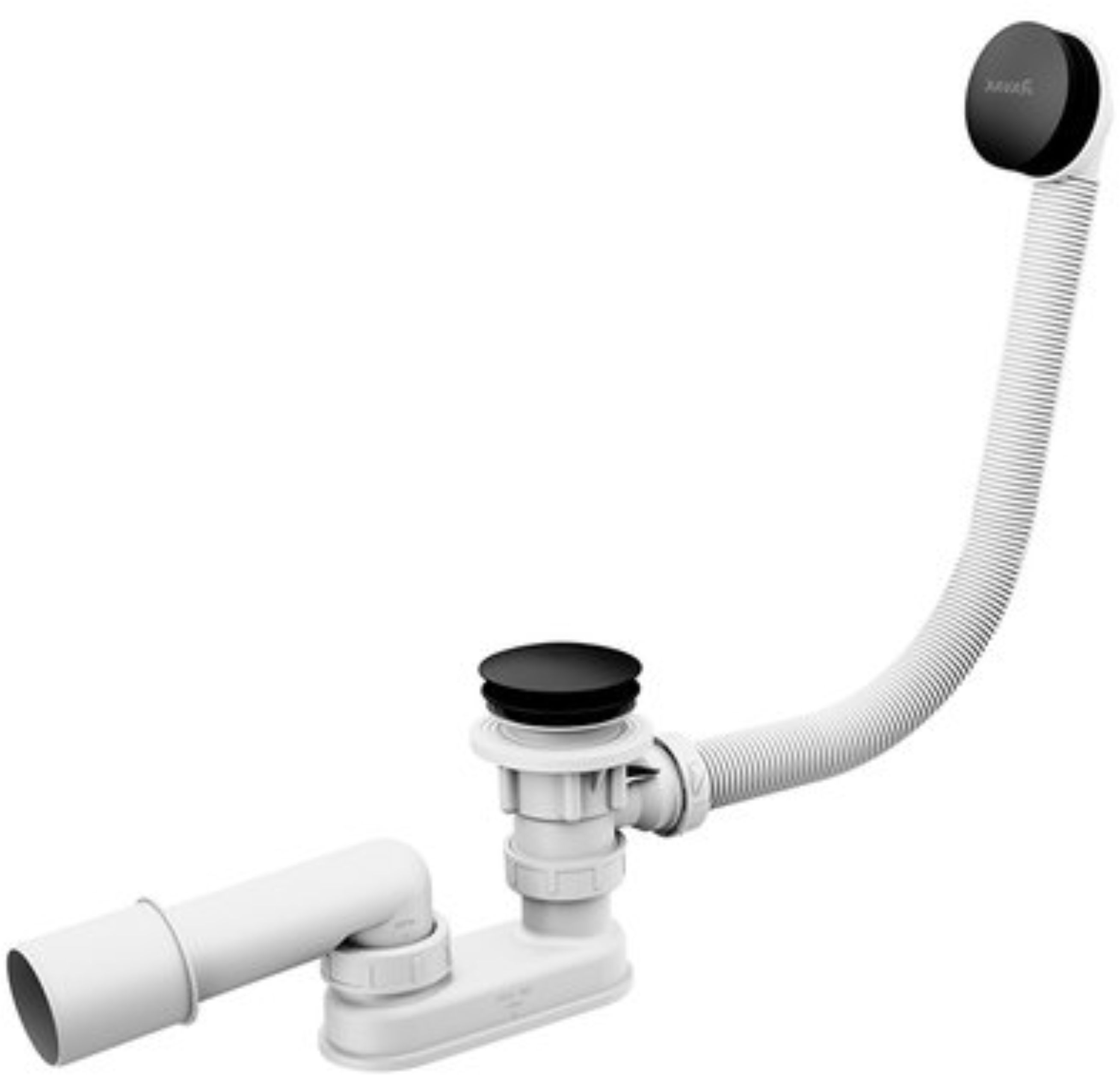 Ravak siphon de baignoire noir X01746