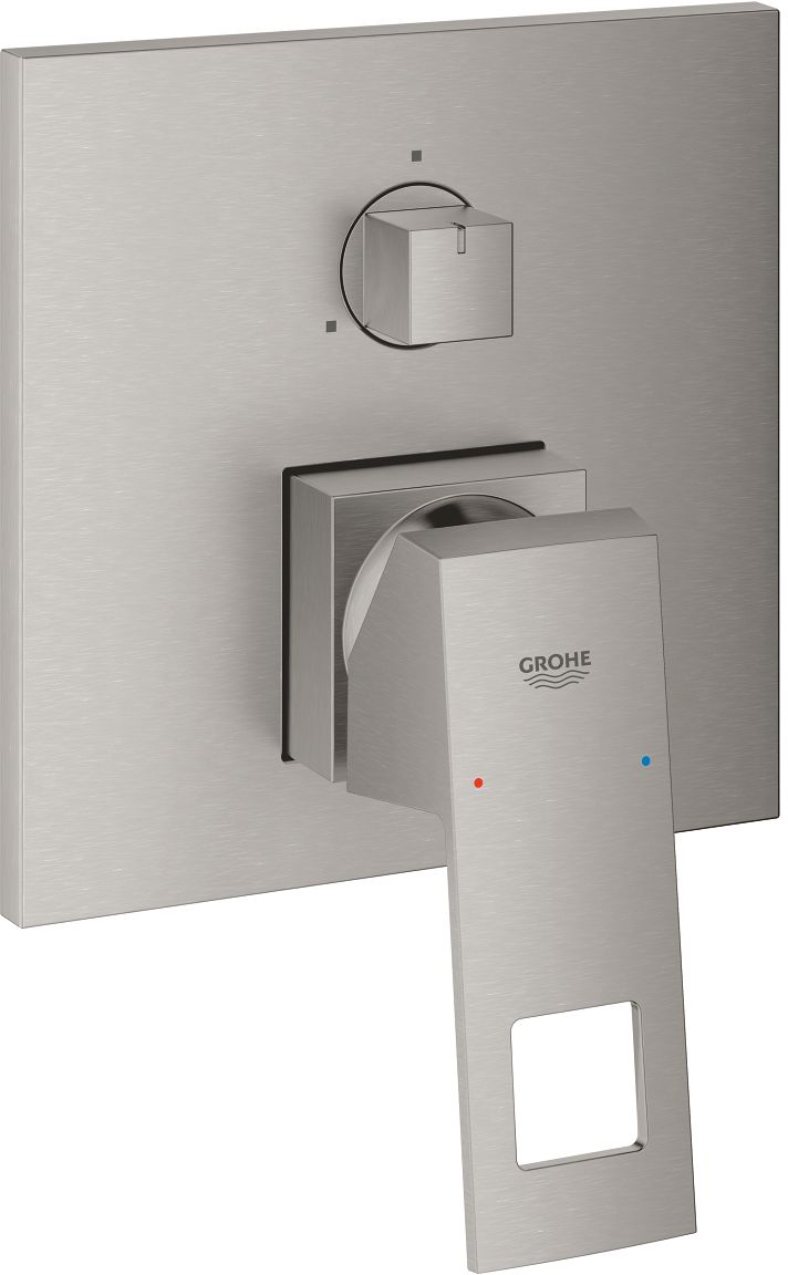 Grohe Eurocube mitigeur bain-douche encastrée SuperSteel 24094DC0