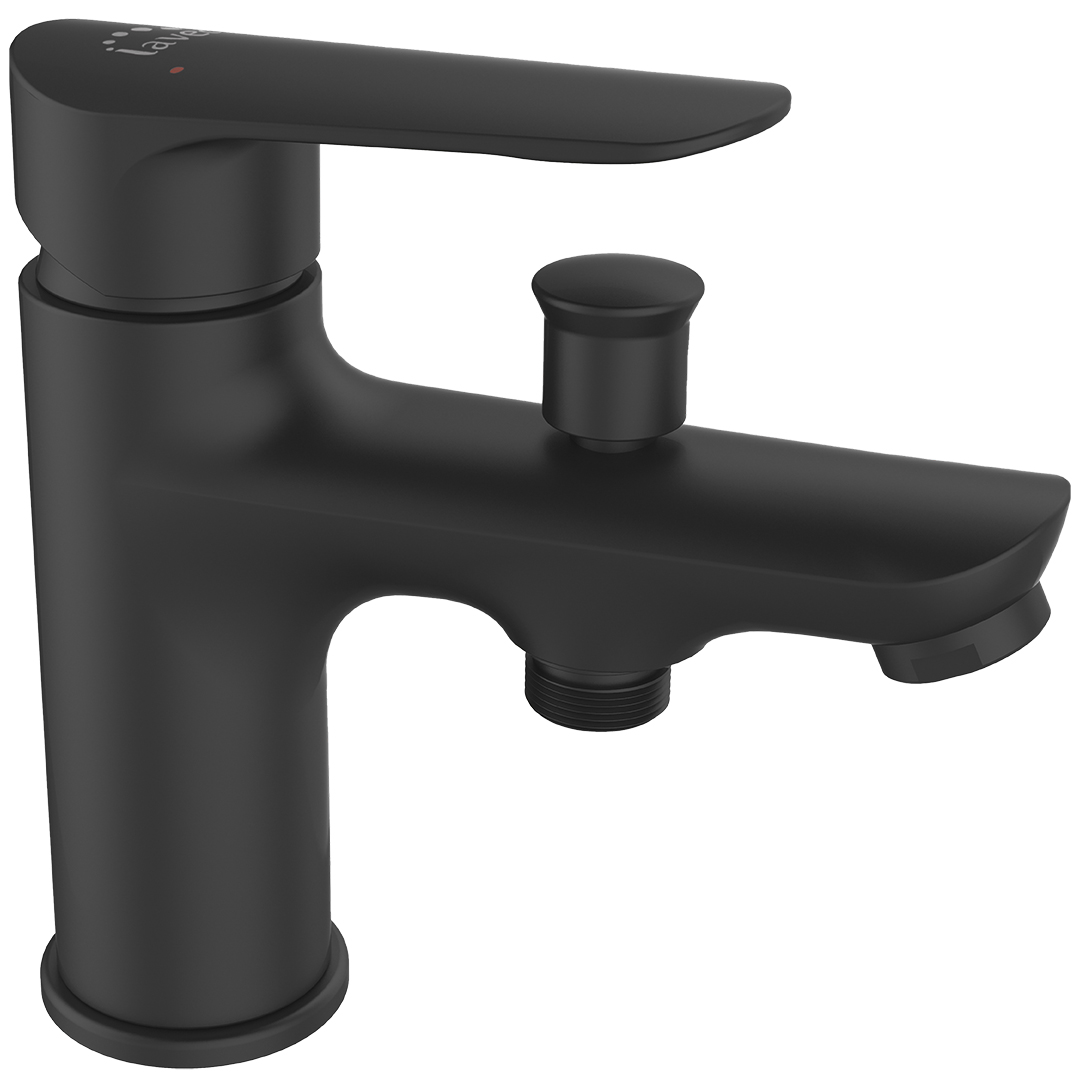 Laveo Appia mitigeur bain-douche pour baignoire noir BLP71JD