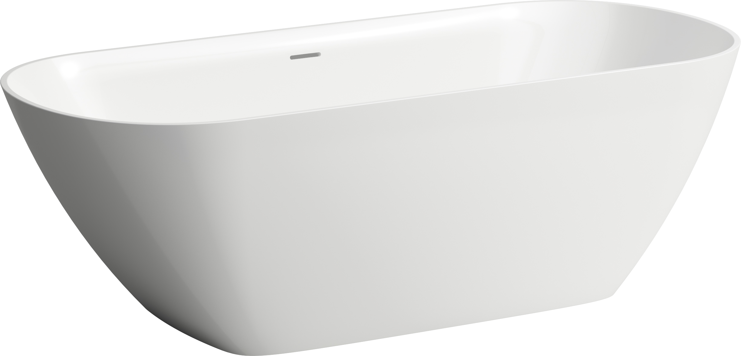 Laufen Lua baignoire autoportante 170x75 cm ovale blanc H2200820000001