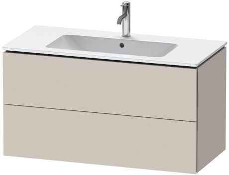 Duravit L-Cube armoire 102x48.1x55 cm sous-lavabo suspendu gris LC624209191