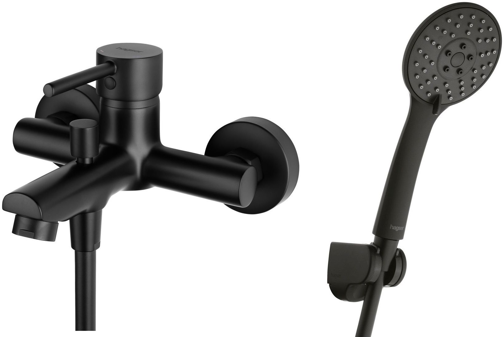 Set mitigeur bain-douche Hagser Lisa HGR70000034, pommeau de douche Hagser Lara HGR17000037, HGR31000037, HGR25000037