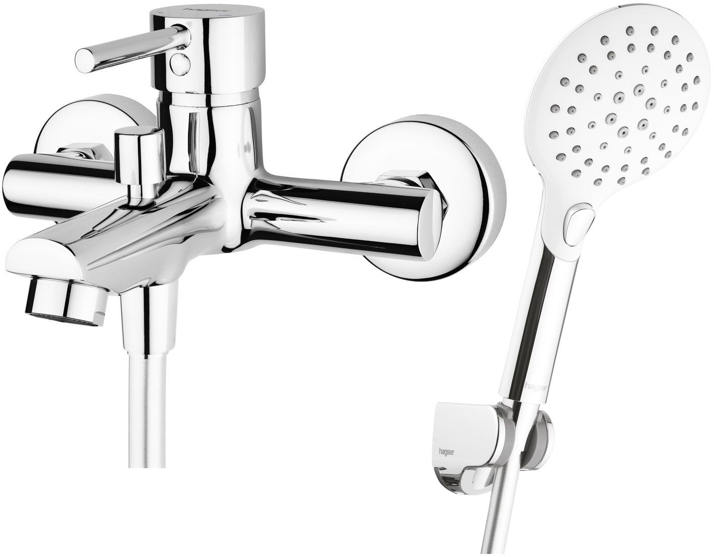 Set mitigeur bain-douche Hagser Lisa HGR10000034, pommeau de douche Hagser Sofia HGR50000037, HGR15000037, HGR90000037