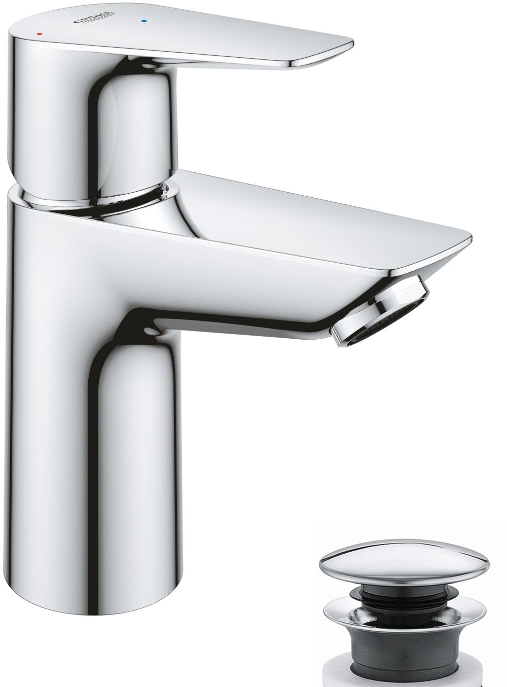 Grohe Start Edge mitigeur de lavabo sur pied StarLight Chrome 23900001
