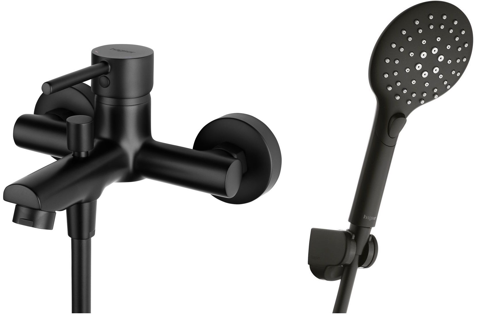 Set mitigeur bain-douche Hagser Lisa HGR70000034, pommeau de douche Hagser Andrea HGR19000037, HGR31000037, HGR25000037