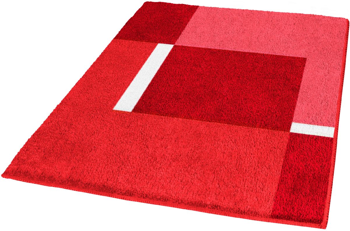 Kleine Wolke Dakota tapis de bain 65x55 cm rectangulaire rouge 4598453539