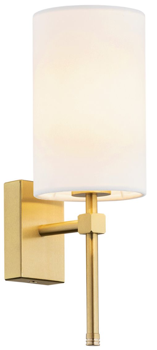 Argon Abruzzo applique murale 1x7 W blanc-laiton 8034