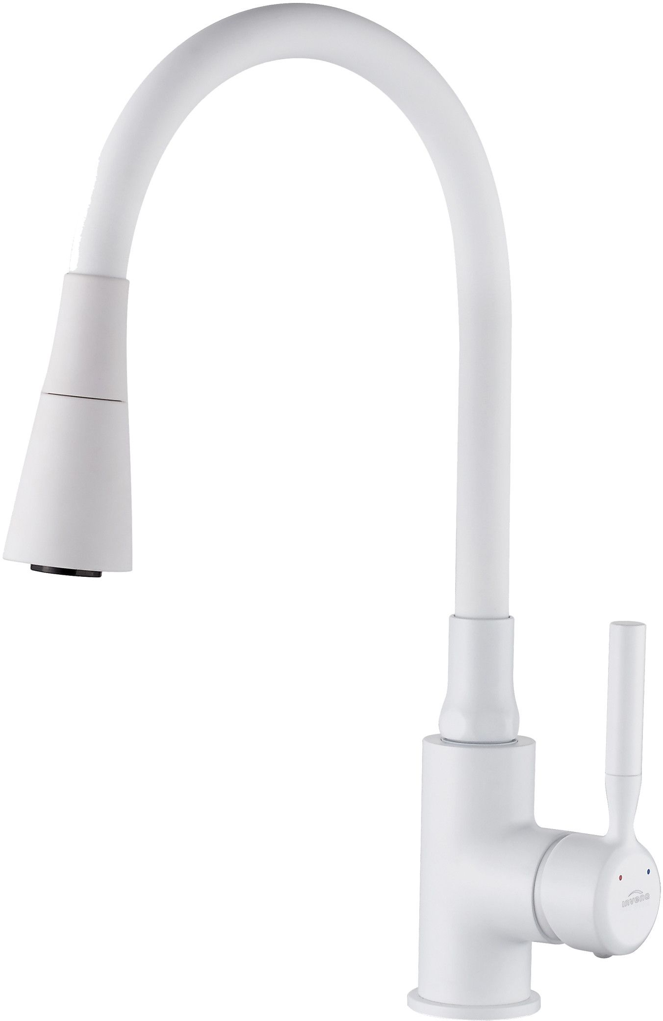 Invena Pogo Plus mitigeur de cuisine sur pied blanc BZ-80-P02