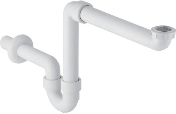 Geberit siphon de lavabo tubulaire blanc 151.107.11.1