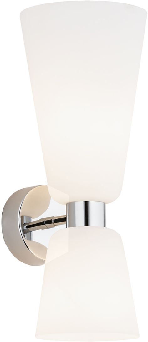 Argon Reno applique murale 2x7 W chrome-opale 1033