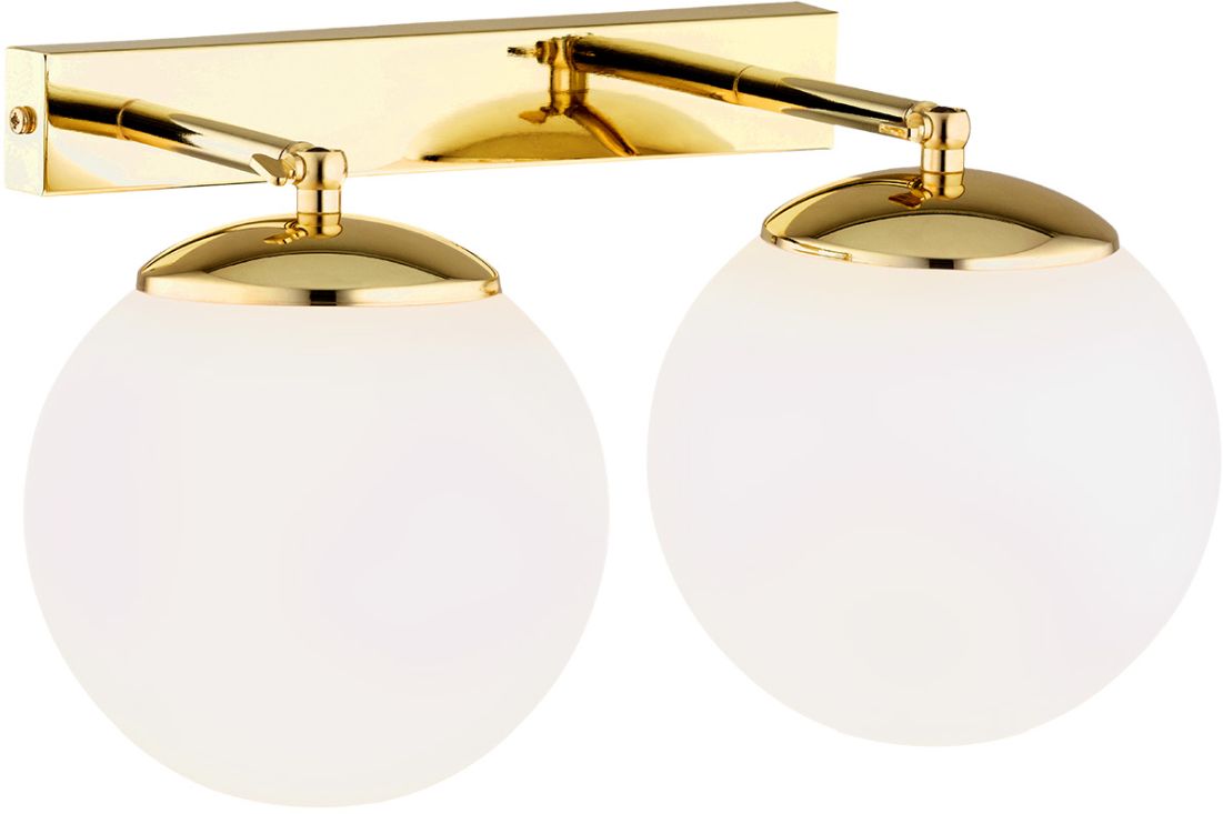 Argon Satelite Plus applique murale 2x15 W laiton-opale 1052