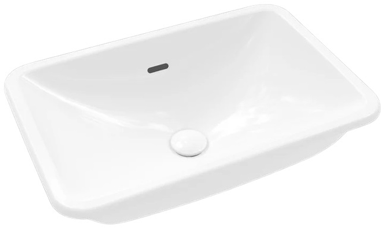 Villeroy & Boch Loop & Friends lavabo 54x34 cm rectangulaire sous plan blanc 4A570001