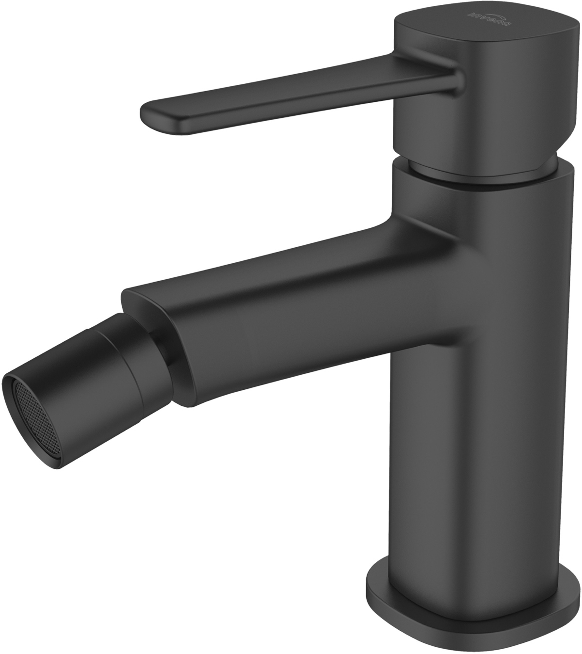 Invena Glamour mitigeur de bidet sur pied noir BB-02-004