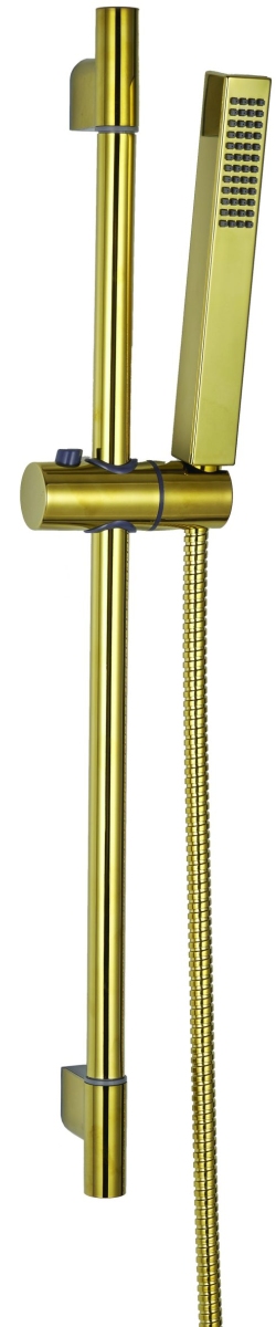 Invena Glamour ensemble de douche mural doré AU-05-Z09