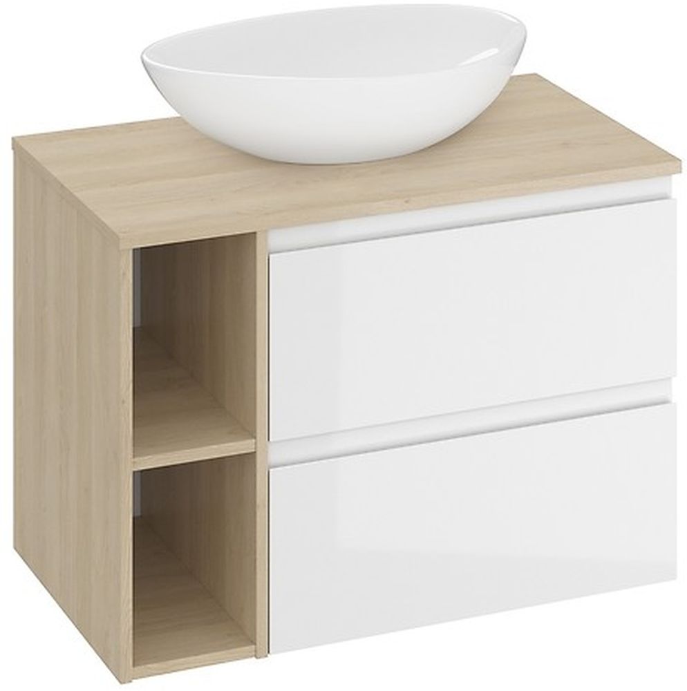 Set armoire Cersanit Moduo S929-010, lavabo Cersanit Moduo K116-052, K116-020, S590-023