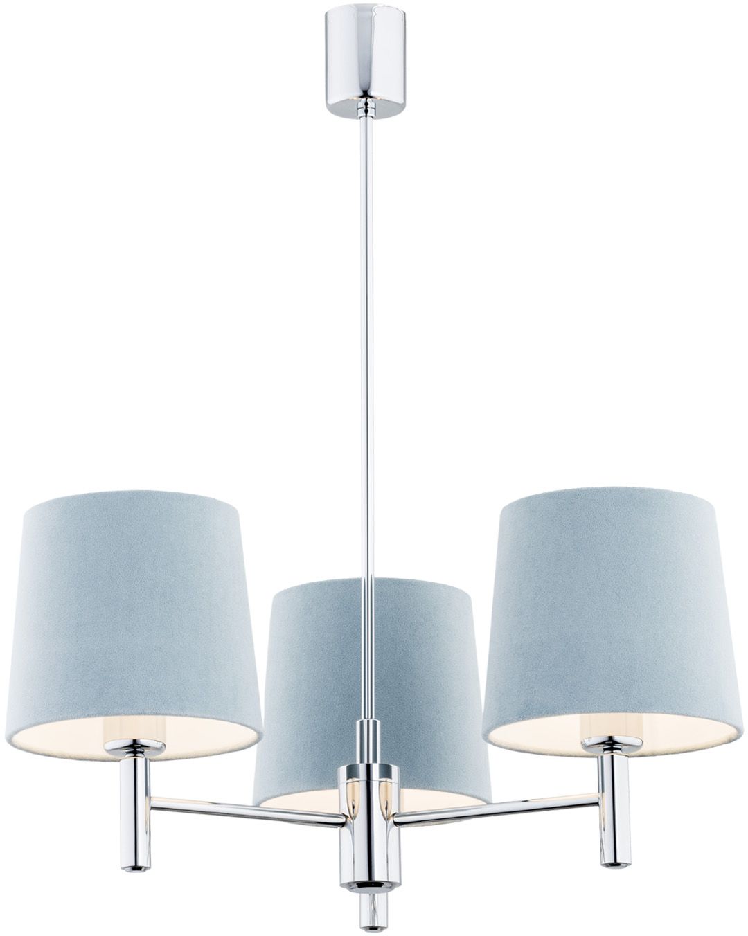 Argon Bolzano lampe suspendue 3x15 W chrome-bleu 1383