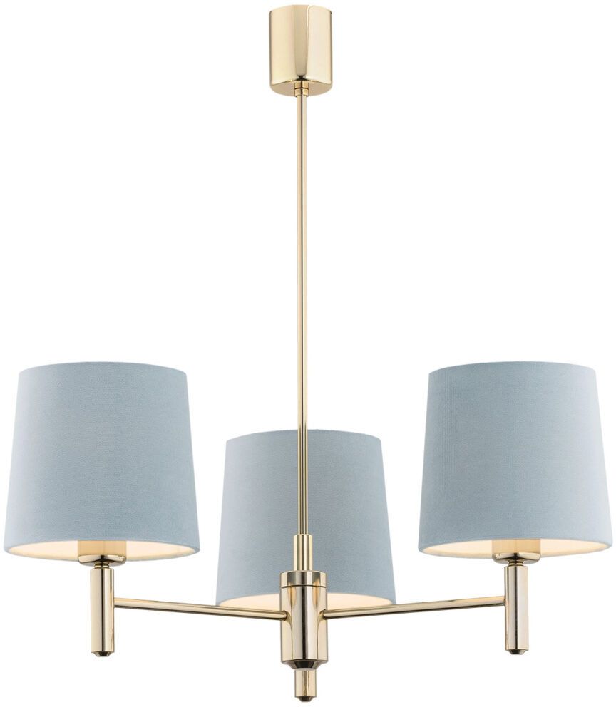 Argon Ponte plafonnier 3x15 W laiton-bleu 1484