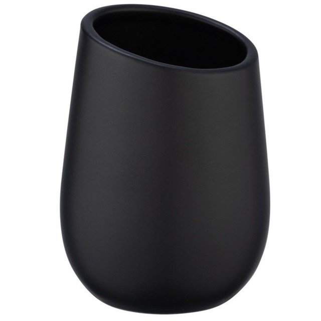Wenko Badi gobelet pour brosses à dents noir 23651800