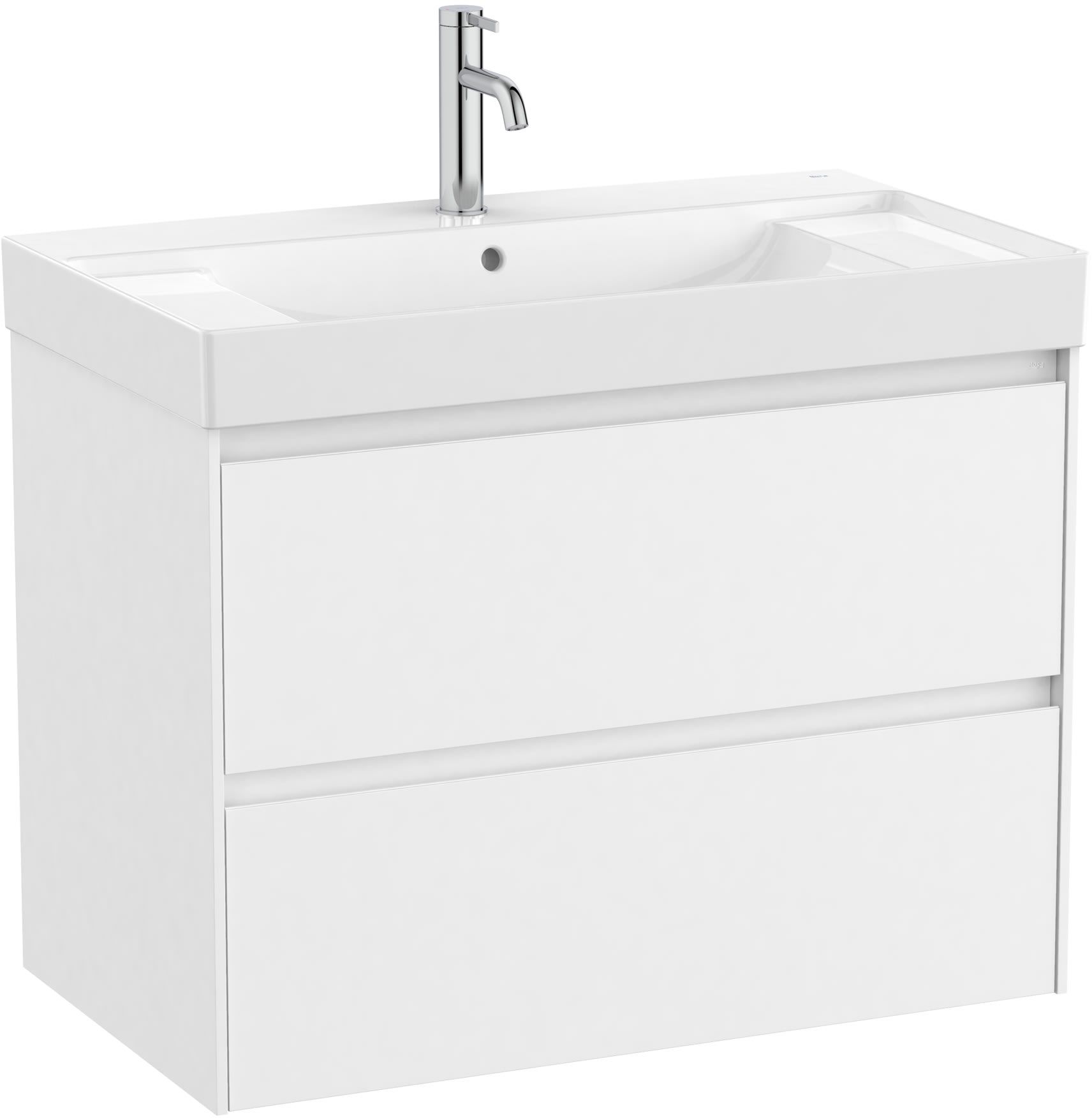 Roca Ona lavabo avec meuble 80 cm blanche A851691509
