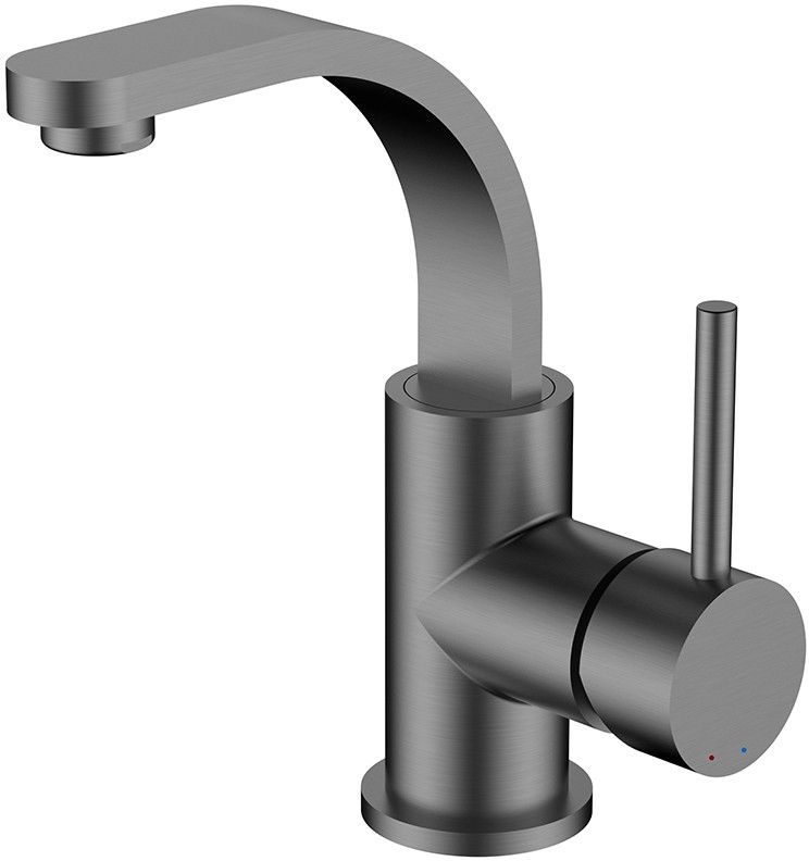 Besco Decco mitigeur de lavabo sur pied graphite BU-DII-GR