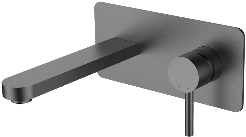 Besco Decco mitigeur de lavabo encastrée graphite BU-DS-GR
