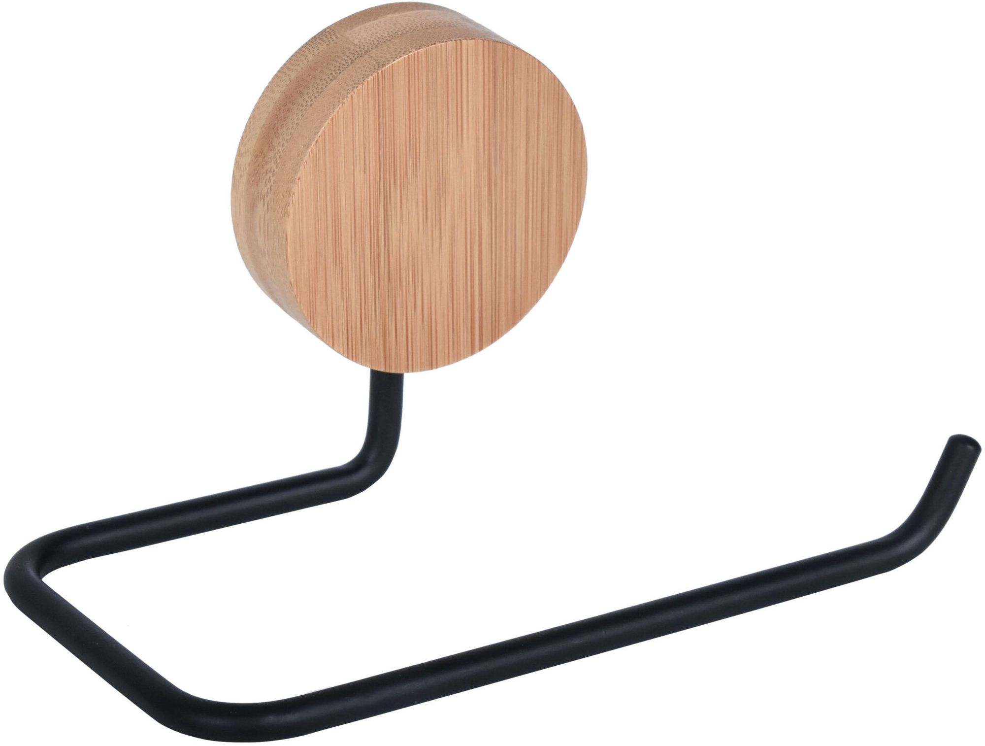 BISK Umbra porte-papier toilette noir-bois 08217