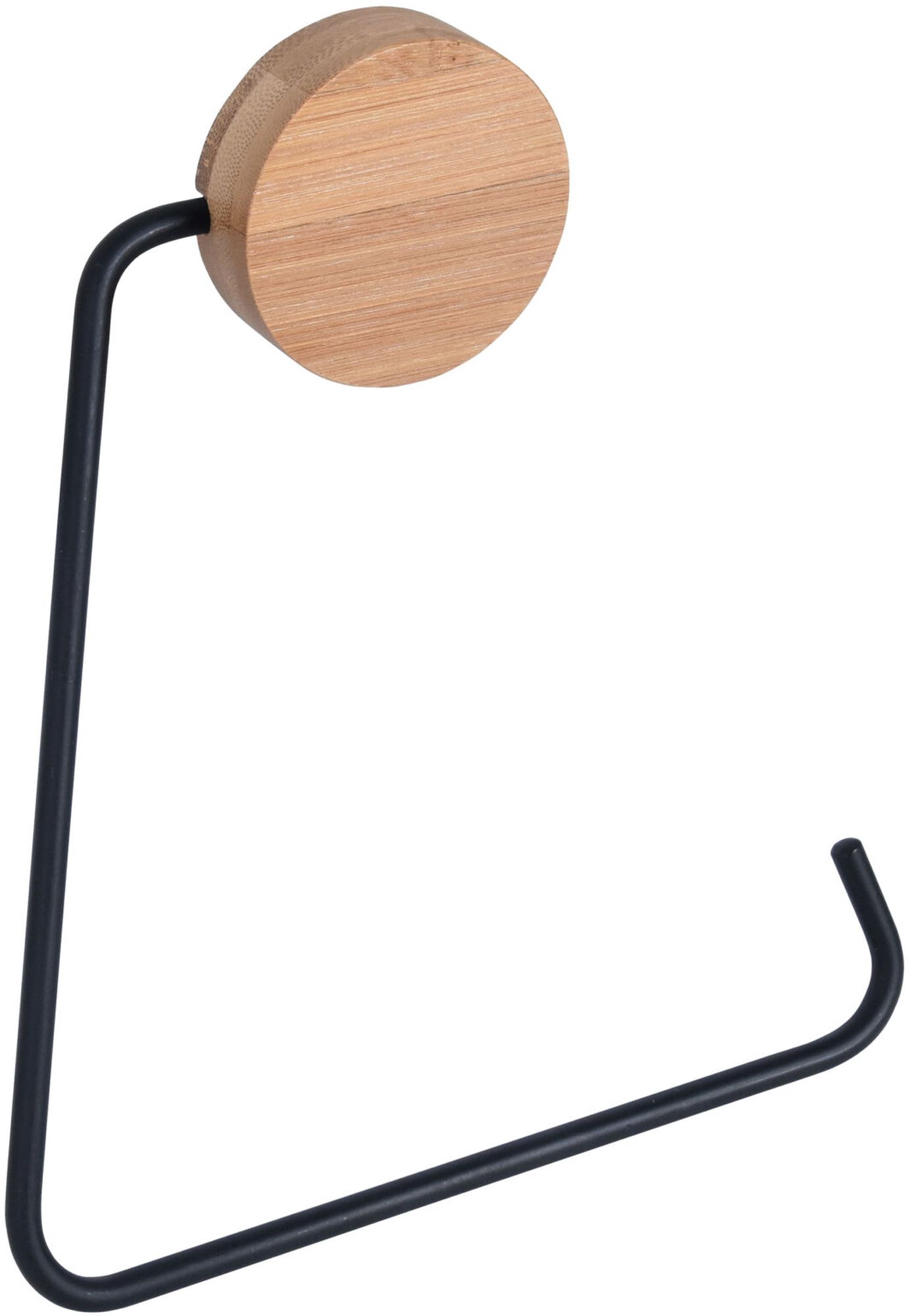 BISK Umbra porte-papier toilette noir-bois 08219