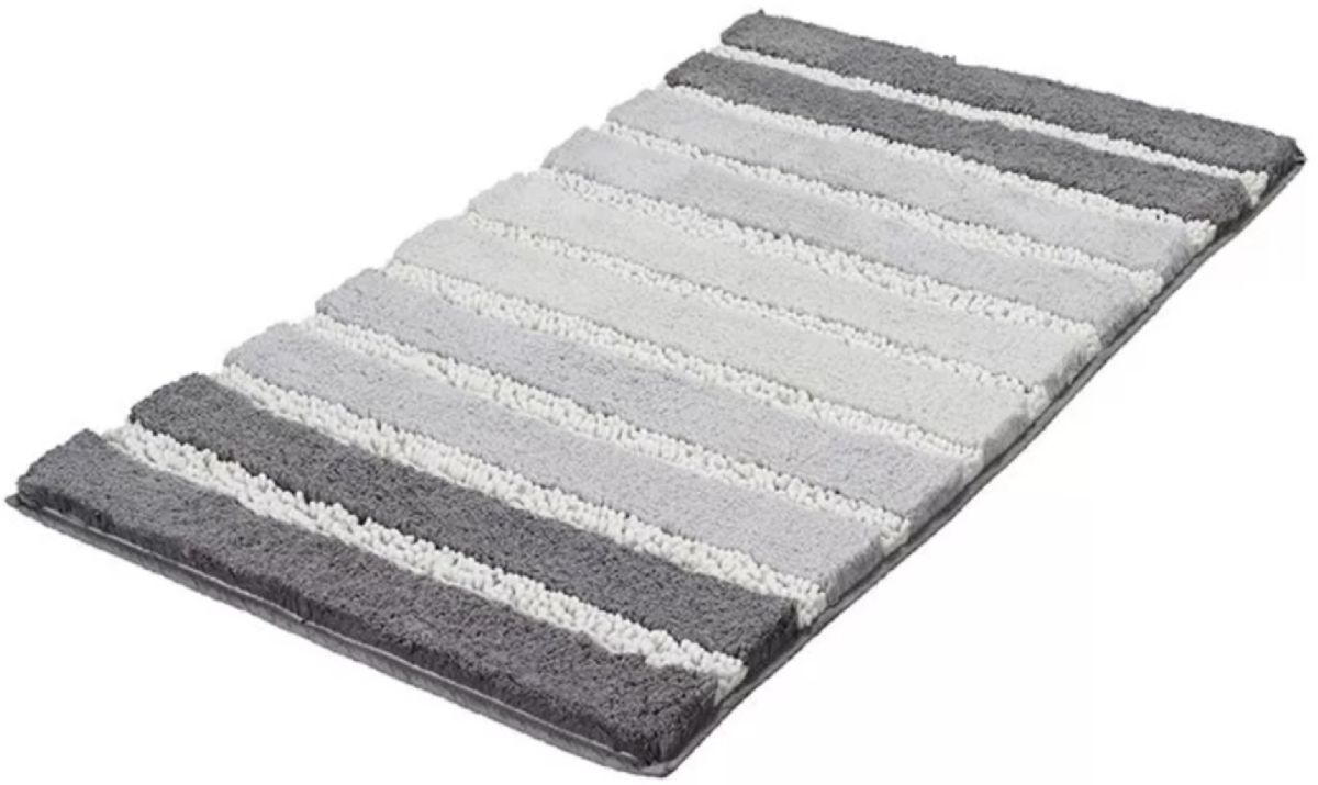 Kleine Wolke Phoenix tapis de bain 100x60 cm rectangulaire gris 4045146360