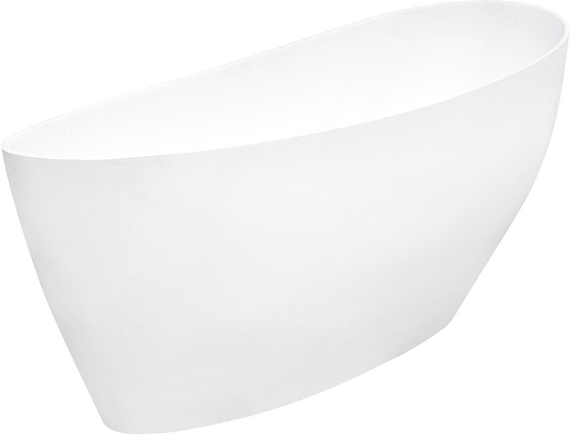 Besco Keya baignoire autoportante 163.5x70 cm ovale blanc #WMMB-165KGR
