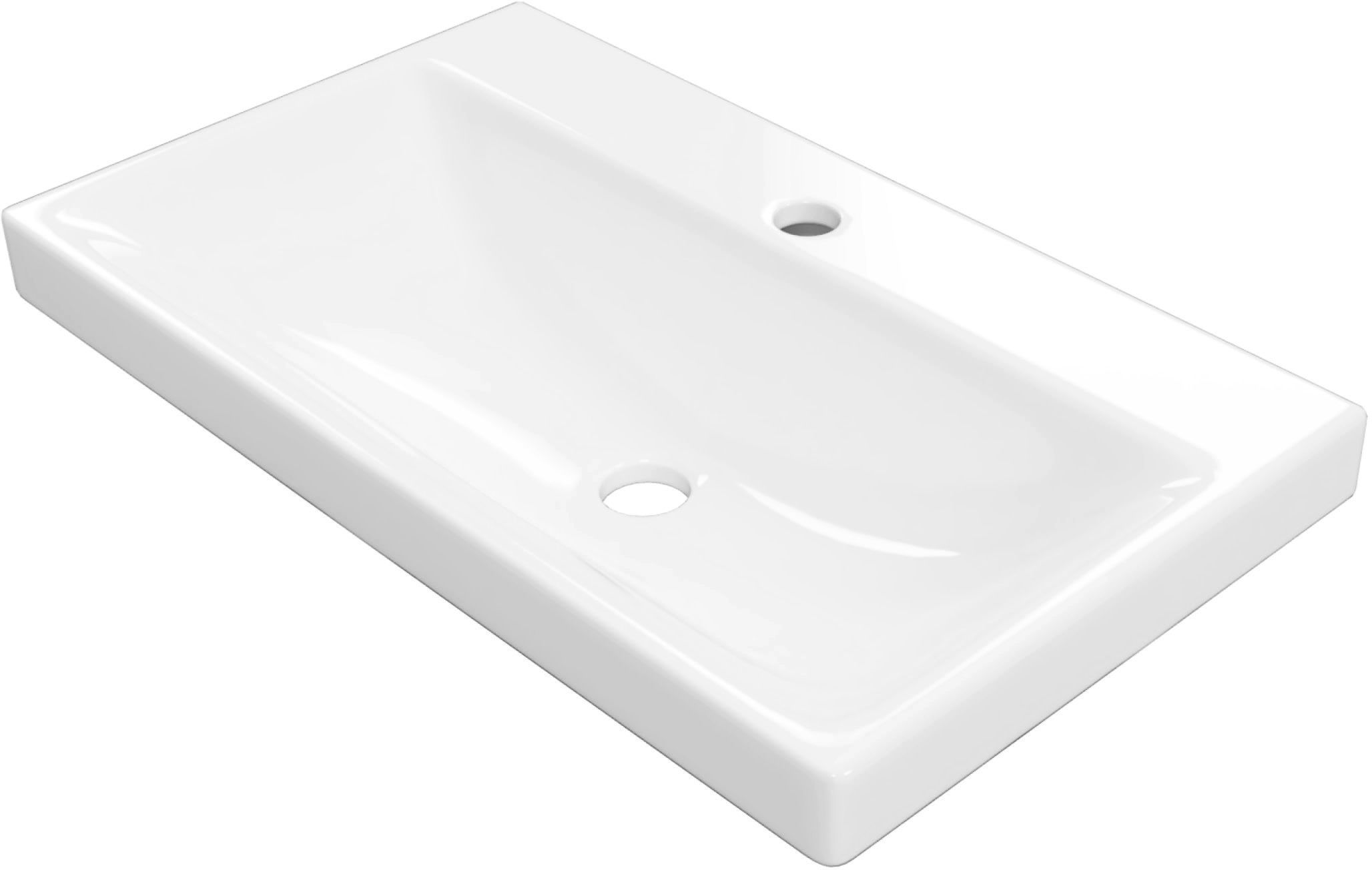 Excellent Blanko lavabo 64x37 cm rectangulaire de meuble blanc CENL.6317.650.WH