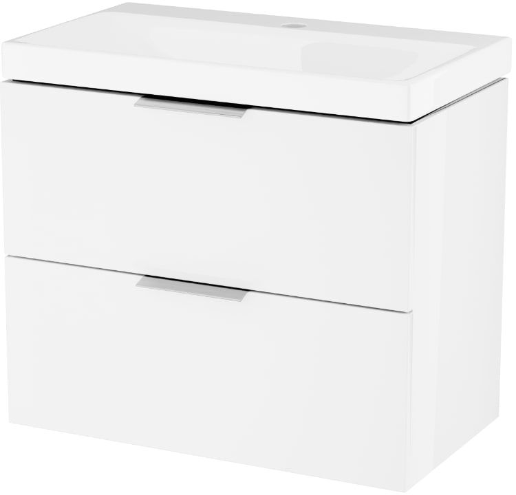 Excellent Blanko armoire 65x37x58.5 cm sous-lavabo suspendu blanc MLEX.6301.640.WH