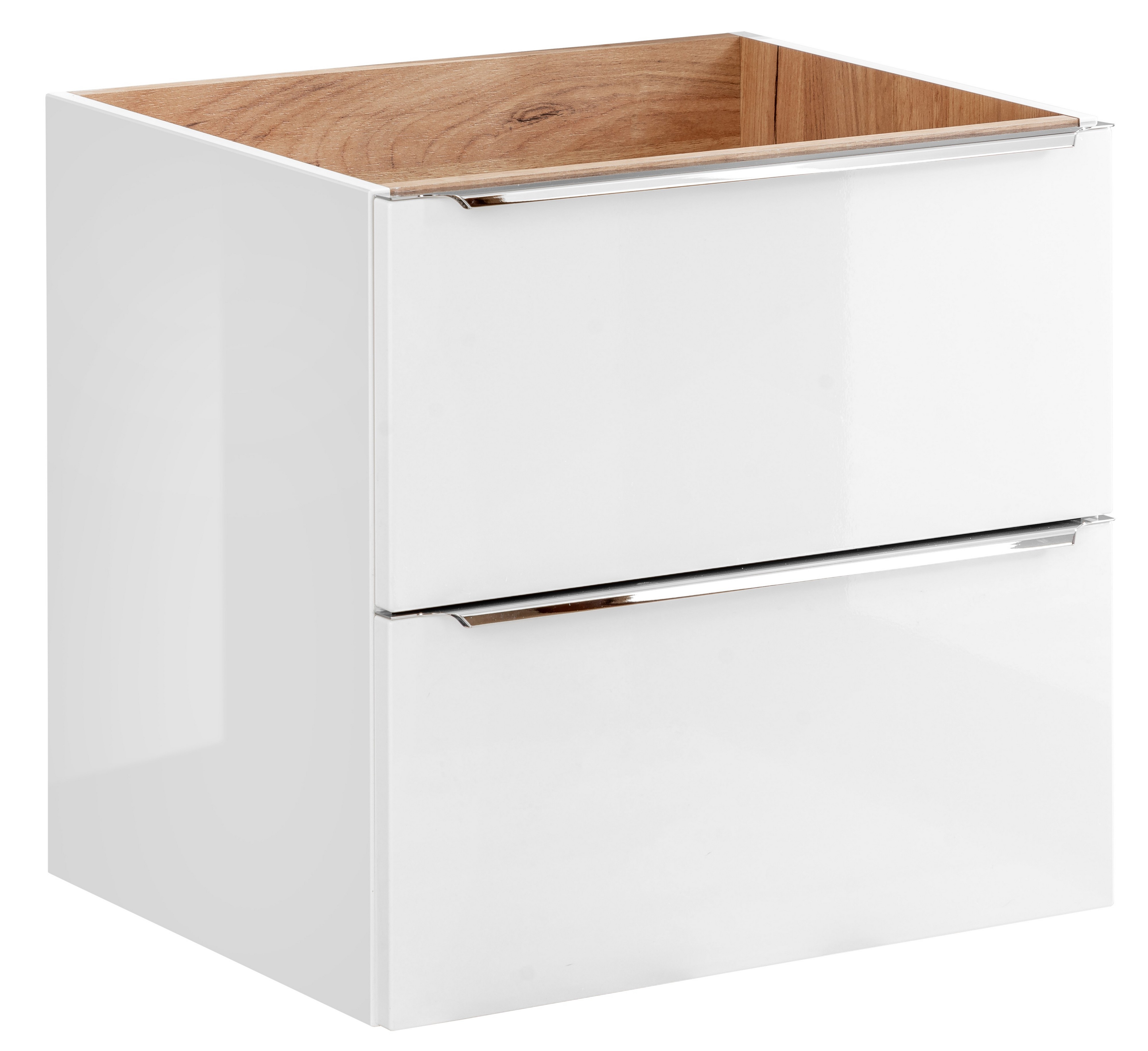 Comad Capri White armoire 60x46x57 cm sous-lavabo suspendu blanc-chêne CAPRIWHITE820BFSC