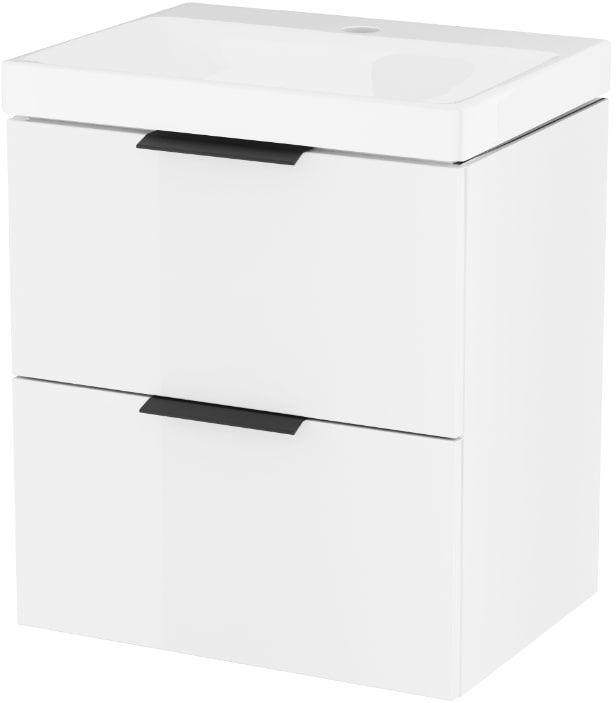 Set armoire Excellent Blanko MLEX.6301.490.WH, lavabo Excellent Blanko CENL.6317.500.WH, MLEX.6303.SET.BL