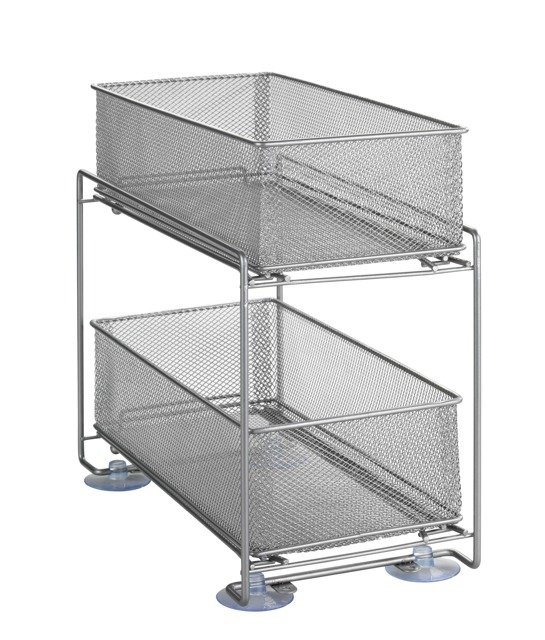 Wenko boîte de rangement 35x18.5x33.5 cm acier 53140800