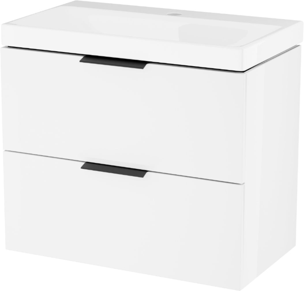 Set armoire Excellent Blanko MLEX.6301.640.WH, lavabo Excellent Blanko CENL.6317.650.WH, MLEX.6303.SET.BL