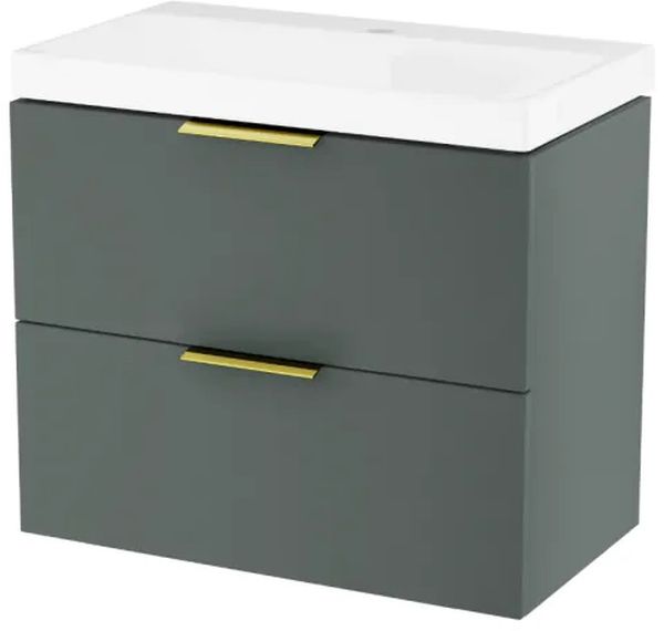 Set armoire Excellent Blanko MLEX.6301.640.GN, lavabo Excellent Blanko CENL.6317.650.WH, MLEX.6303.SET.GL